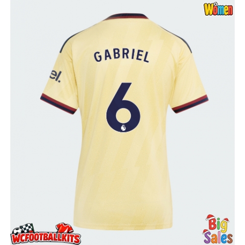 Arsenal Gabriel Magalhaes #6 Replica Third Stadium Shirt for Women 2026-27 Short Sleeve